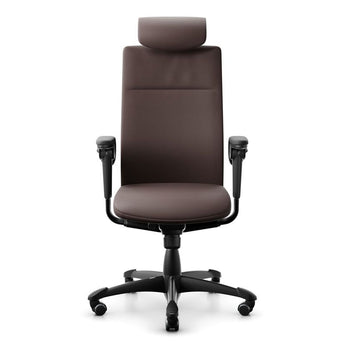 HAG Tribute 9031 Executive Chair - Brown Paloma Leather - HAG - Back2