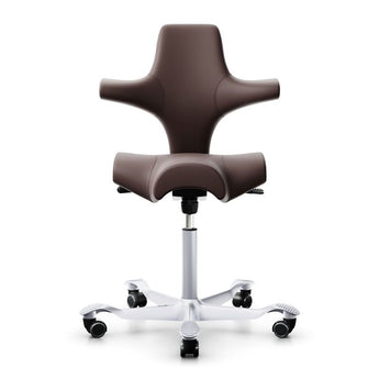 HAG Capisco 8106 Chair Paloma Chocolate Leather - HAG - Back2