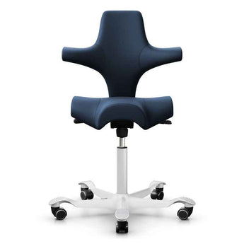 HAG Capisco 8106 Chair - Ocean Blue Paloma Leather Default Title #MWS Options 1