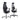 Orangebox Flo Ergonomic Chair - Black Fabric, High Back & Armrests