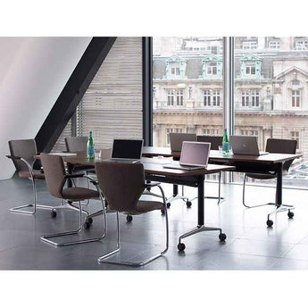 Orangebox Obvio Active Flip Top Table - V Tables Orangebox