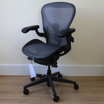 Herman Miller Aeron Office Chair - Graphite, Size B - Showroom Model - Herman Miller - Back2