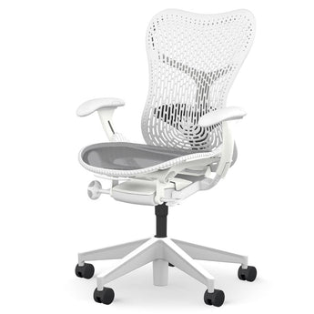 Herman Miller Mirra 2 Triflex Chair - Quick Ship Alpine w White Frame Herman Miller