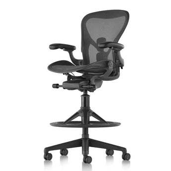 Herman Miller Aeron Stool, Graphite - Size B Herman Miller