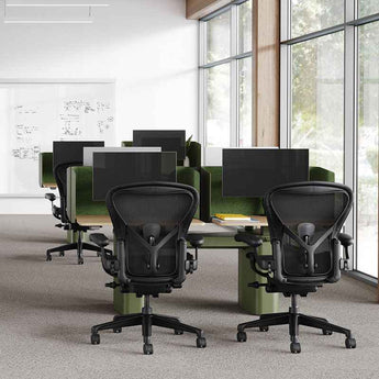 Herman Miller Aeron Chair, Onyx - Size B - Herman Miller - Back2