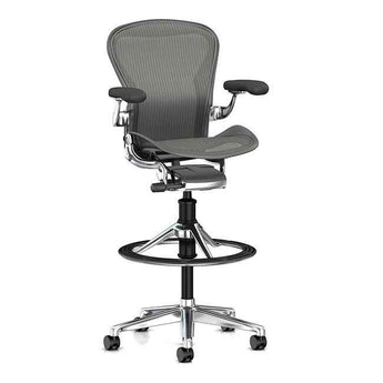 Herman Miller New Aeron Stool Remastered - Herman Miller - Back2