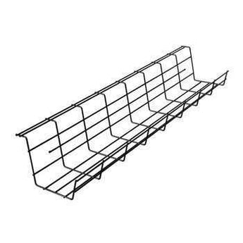 Cable Management Basket Silver Back2