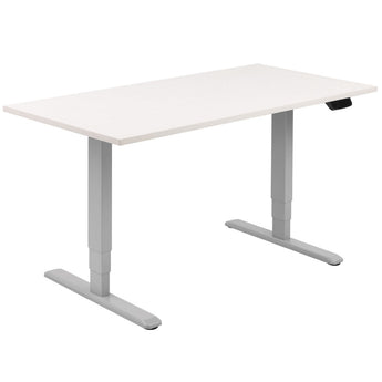 Liike Dual Motor Standing Desk - Silver Liike