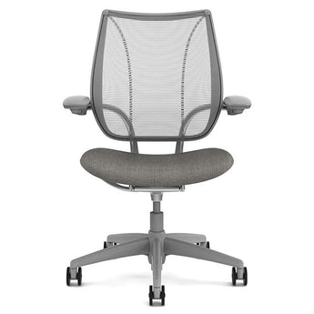 Humanscale Liberty Task Chair - Silver w/ Grey Seat - Humanscale - Back2