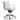 Luxy Light Medium Back Leather Office Chair Mid Back Soft Pad White Leather Luxy