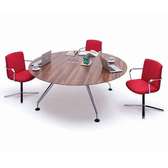 Orangebox Lano Meeting Room Table - Round - Orangebox - Back2