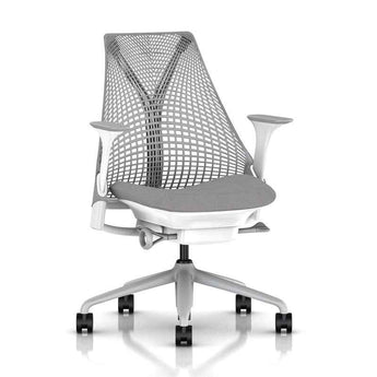 Herman Miller Sayl Chair - Fog Backrest w/ Grey Seat - Herman Miller - Back2