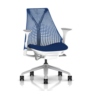Herman Miller Sayl Office Chair - Blue Backrest & Seat - Herman Miller - Back2