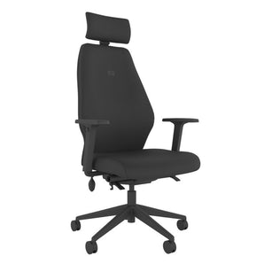 BackSaver 550 Ergonomic Office Chair w/ Headrest - Black - Backsaver - Back2