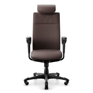 HAG Tribute 9031 Executive Chair - Brown Paloma Leather - HAG - Back2
