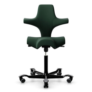 HAG Capisco 8106 Chair - Select Dark Green Wool - HAG - Back2