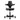 HAG Capisco 8106 Chair - Black Paloma Leather w/ Black Base - HAG - Back2