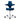 HAG Capisco 8106 Chair - Blue Wool