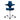 HAG Capisco 8106 Chair - Blue Wool