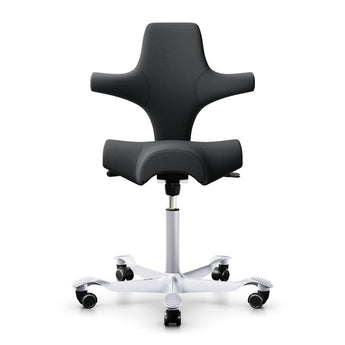 HAG Capisco 8106 Chair - Select Dark Grey Wool - HAG - Back2