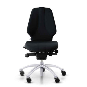 RH Logic 300 Office Chair - Black Select Wool - RH - Back2