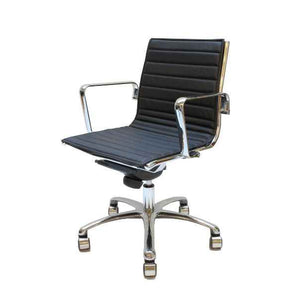 Luxy Light Ribbed Medium Back Chair - Luxy - Back2