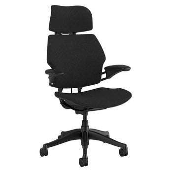 Humanscale Freedom Headrest - Black Wool Fabric - Humanscale - Back2