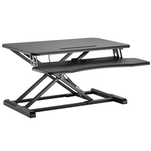 Liike Aura Sit‑Stand Desk Converter Black Liike