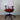 Nowy Styl Souly Office Chair, PInk Mesh w/ Burgundy Seat - Showroom Model - Front Left Angle