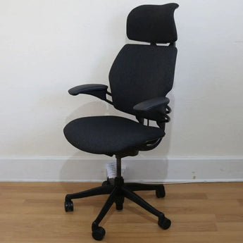 Humanscale Freedom Headrest, Black Fabric - Showroom Model - Back2 - Back2