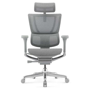 Mirus Elite G2 Office Chair with Headrest - Grey - Comfort Workspace - Back2