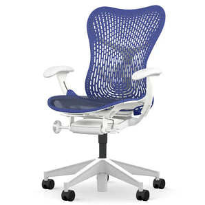 Herman Miller Mirra 2 Triflex Chair Ultramarine with Alpine Frame and Base - Ergonomic Comfort and Style - Herman Miller - Back2