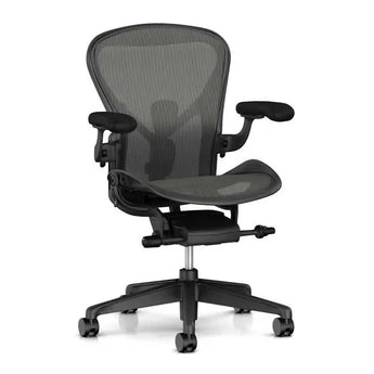 Aeron Chair Size B by Herman Miller in Graphite - Herman Miller - Back2