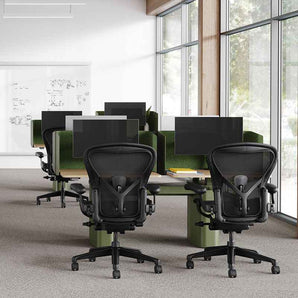 Herman Miller Aeron Chair, Onyx - Size B - Herman Miller - Back2