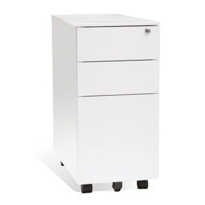 Steel Slimline Mobile Pedestal - Back2 - Back2