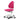 Moll Maximo Chair - Pink w/ White Frame