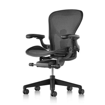 Herman Miller Aeron Chair Graphite - Size B - Herman Miller - Back2