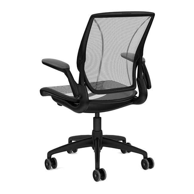 Humanscale Diffrient World Task Chair - Black Mesh Seat | Back2 – Back2 ...